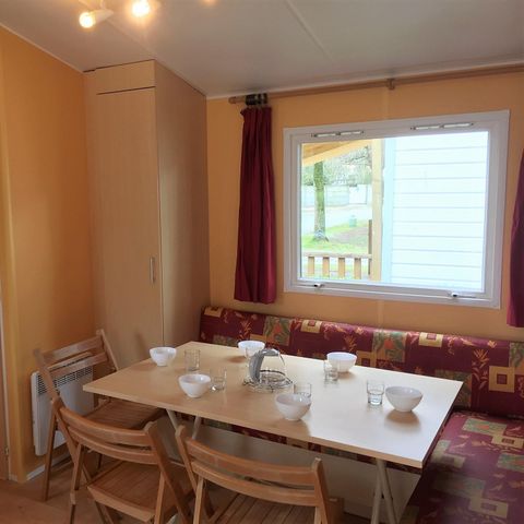 MOBILHOME 4 personnes - Classique 2ch (sans TV)-terrasse découverte-26m² | STANDARD 