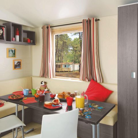 MOBILHOME 6 personnes - Classique 3ch (sans TV)-terrasse découverte-30m² | STANDARD