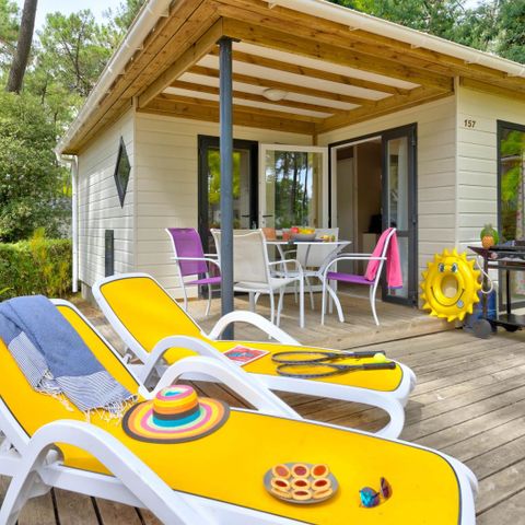 Chalet 4 personen - Cottage Premium 2bed | PREMIUM - 32 tot 50m² overdekt terras - TV - LV