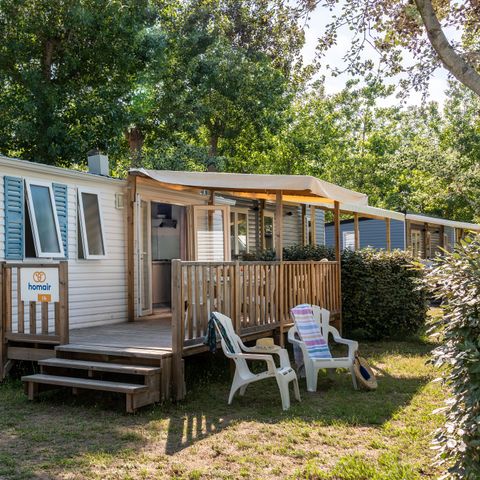 MOBILHOME 6 personnes - Mobil-home | Comfort XL | 2 Ch. | 4/6 Pers. | Terrasse Couverte | Clim.