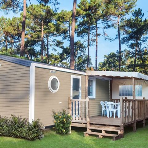 MOBILHOME 6 personnes - Mobil-home | Comfort XL | 2 Ch. | 4/6 Pers. | Terrasse Couverte | Clim.