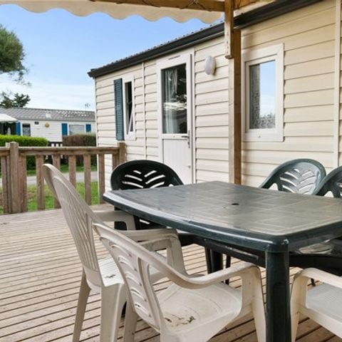 MOBILHOME 6 personnes - Classic | 3 Ch. | 6 Pers. | Terrasse Couverte