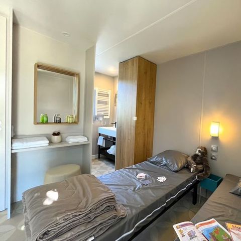 MOBILHOME 4 personnes - Cottage Cosy 2ch - Quartier réservé aux familles