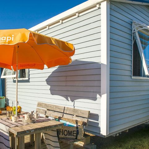 Stacaravan 6 personen - Mobile-home | Comfort | 2 Slaapkamers | 4/6 Pers. | Single terras | Air-con.