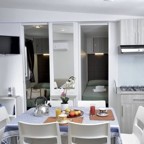 MOBILHOME 4 personas - Torre Smeraldo (posibilidad de una 5ª y 6ª persona extra en cama separada)