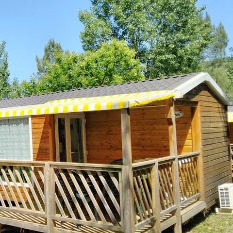 MOBILHOME 2 personnes - Bambou - capacité inclus 2 personnes / capacité max 4 personnes (supplément auprès du camping)