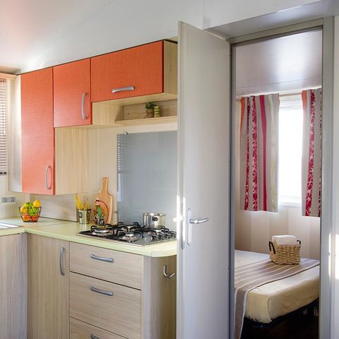 MOBILHOME 6 personas - Mobil-home | Confort | 3 Dormitorios | 6 Pers. | Terraza Elevada | Aire Acondicionado.