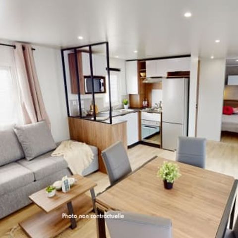 Stacaravan 6 personen - Wellness 2bed 6p Signature airconditioning