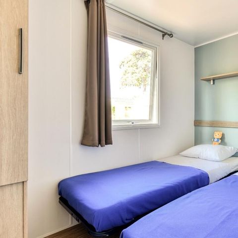 Stacaravan 6 personen - Pyreneeën 3 kamers 4/6 personen Airconditioning + TV