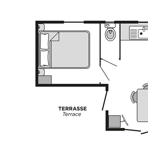 MOBILHOME 4 personas - Azur CONFORT Aire acondicionado