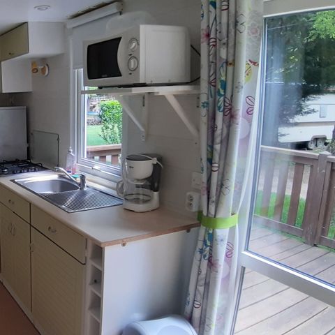 MOBILE HOME 6 people - COTTAGE FLOWER 2-bedroom mobile home, 28 m², with a terrace