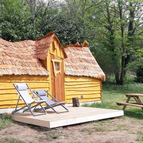 UNUSUAL ACCOMMODATION 4 people - Enchanted cabin