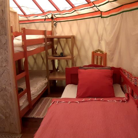 UNUSUAL ACCOMMODATION 5 people - Kirghiz yurt with sanitary facilities for 5 people