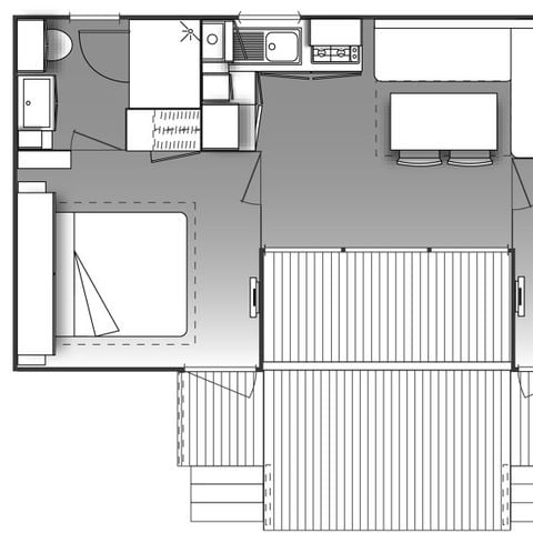 MOBILE HOME 4 people - PREMIUM DUNE