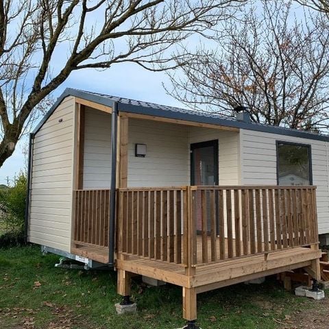 MOBILE HOME 4 people - Mobile-home 25m2 (2021) + semi-covered wooden terrace 8m2. 4 pers.