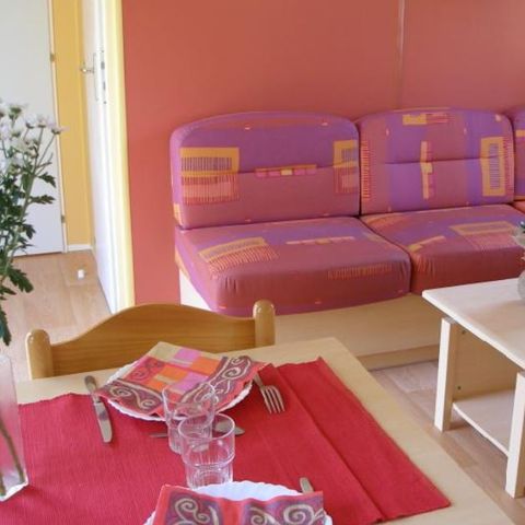 MOBILE HOME 6 people - Mobile-home 30m² + semi-covered wooden terrace 12m² 4/6 pers