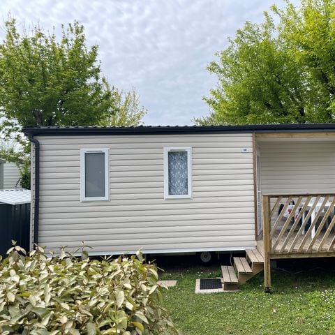 MOBILHOME 4 personnes - Mobile-home 25m² (IRM LOGGIA 2021) + Terrasse bois semi-couverte 8m²