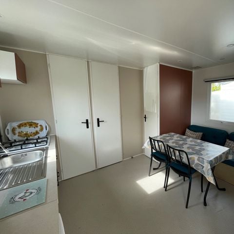 MOBILE HOME 4 people - Mobile home 25m² (IRM LOGGIA 2021) + 8m² semi-covered wooden terrace