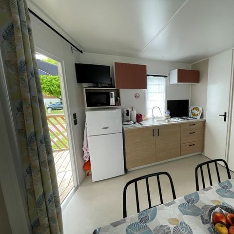 MOBILE HOME 4 people - Mobile home 25m² (IRM LOGGIA 2021) + 8m² semi-covered wooden terrace