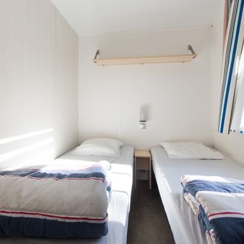 Stacaravan 6 personen - 3 slaapkamers - TV