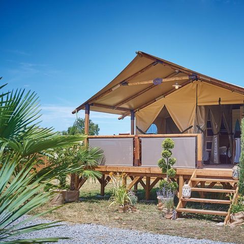 CANVAS AND WOOD TENT 5 people - Bali Lodge 2 bedrooms - 5 people