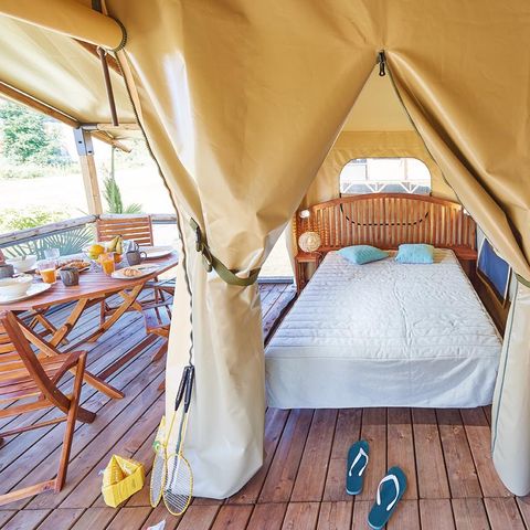 CANVAS AND WOOD TENT 5 people - Bali Lodge 2 bedrooms - 5 people