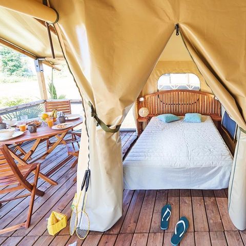 CANVAS AND WOOD TENT 5 people - Bali Lodge 3 Rooms 4/5 People