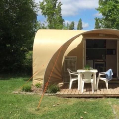 Tent 4 personen - Coco Sweet 4 LEAVES Tent - 2 kamers 16m² met sanitair