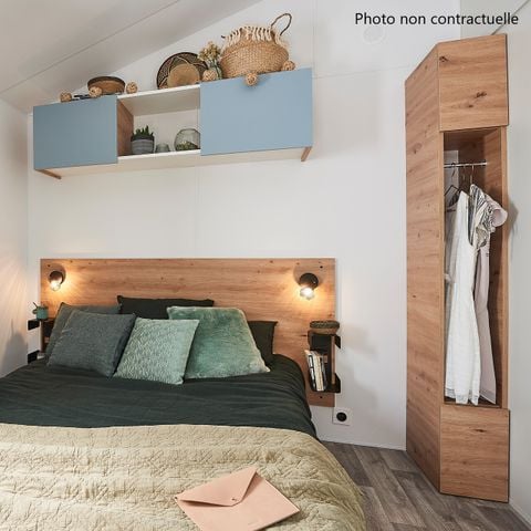 MOBILHEIM 6 Personen - PREMIUM++ COTTAGE DU LAC 3 Schlafzimmer 40m² - FACE PLAN D'EAU