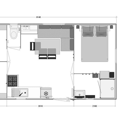 MOBILE HOME 6 people - 3 bedroom cottage