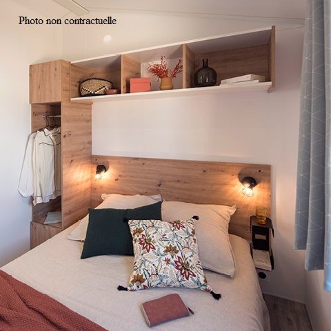 MOBILHEIM 4 Personen - Cottage 4 FEUILLES 2 Zimmer - BLICK AUF DEN PLAN D'EAU