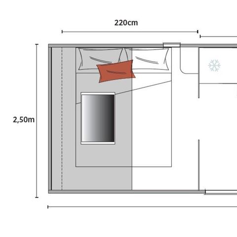 TENT 4 people - COCO SWEET without sanitary facilities