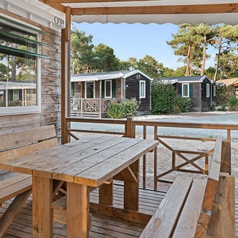 Stacaravan 6 personen - Mobile-home | Comfort | 3 slaapkamers | 6 pers. | Single terras