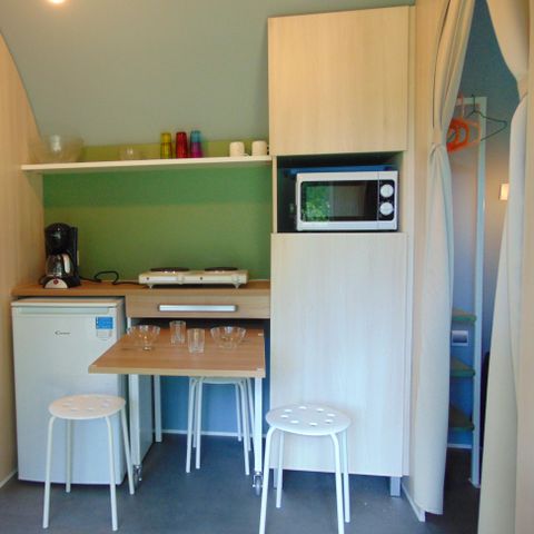 SafariZelt 4 Personen - Coco Sweet 16m² / 2 Zimmer - Terrasse (ohne private Sanitäranlagen)