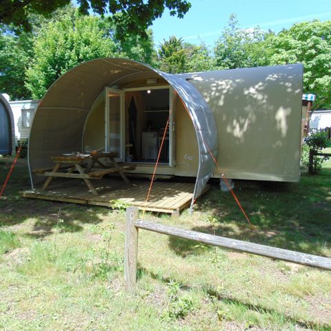 CANVAS AND WOOD TENT 4 people - Coco Sweet 16m² / 2 bedrooms - terrace (no en-suite facilities)