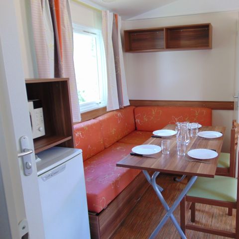 Mobilheim 6 Personen - Mobilheim Standard 30 m² / 2 Zimmer - überdachte Terrasse