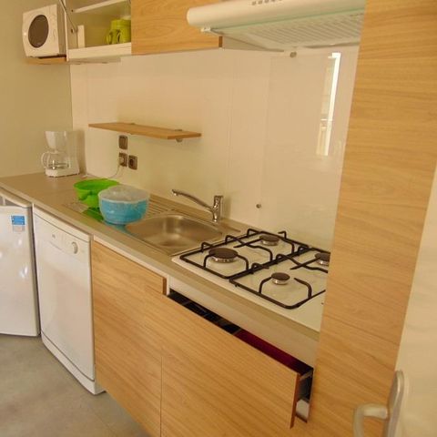 MOBILHOME 6 personnes - Mobil-home Premium 33m² / 2 chambres - 2 salles de bain - terrasse