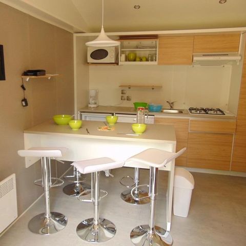 MOBILHOME 6 personnes - Mobil-home Premium 33m² / 2 chambres - 2 salles de bain - terrasse