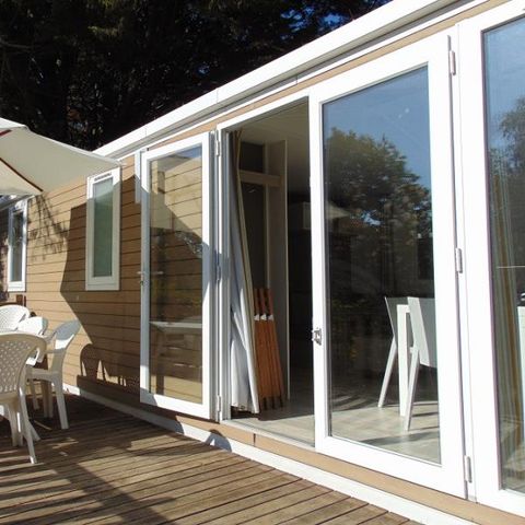 MOBILHOME 10 personnes - Mobil-home Confort 38 m² / 4 chambres - terrasse