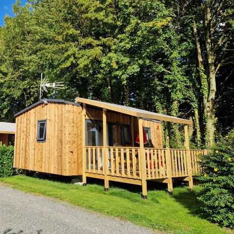 MOBILHEIM 4 Personen - Mobilheim Cabane Surfer 2 Zimmer - 25 m² + halbüberdachte Terrasse