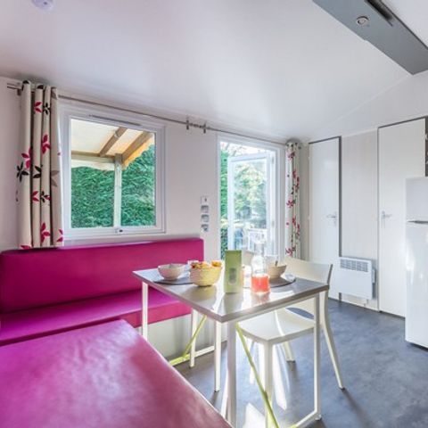 STACARAVAN 4 personen -  Klassiek | 2 Slaapkamers | 4 Pers. | Verhoogd terras