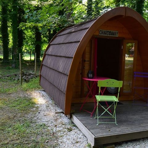 HÉBERGEMENT INSOLITE 3 personnes - GRAND POD sans sanitaire ni cuisine