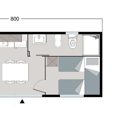 Stacaravan 5 personen - Stacaravan Eco