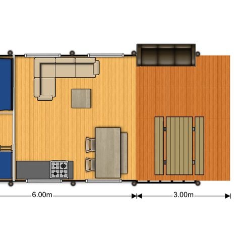 Lodge 4 personen - TOESTELVERWIJDERING