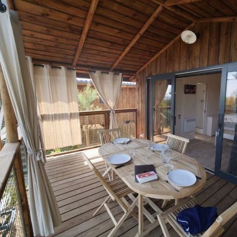 CHALET 5 personnes - CABANE PREMIUM SUR PILOTIS