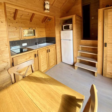 TENTE TOILE ET BOIS 4 personnes - Cabane Perchée 3 Pièces 4 Personnes