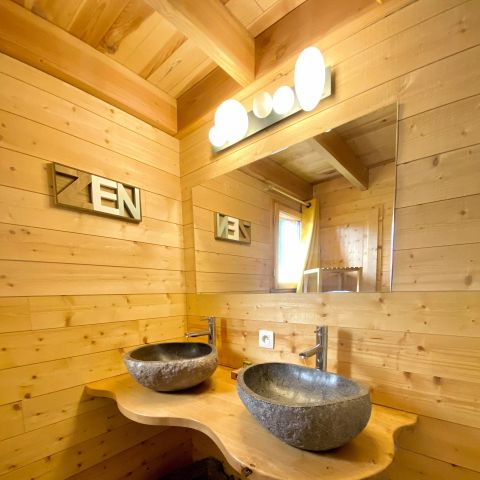 TENTE TOILE ET BOIS 4 personnes - Cabane Perchée 3 Pièces 4 Personnes