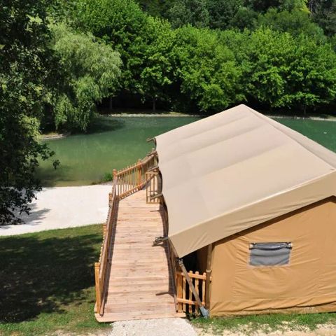 CANVAS AND WOOD TENT 5 people - Safari Tent 3 Rooms 5 People