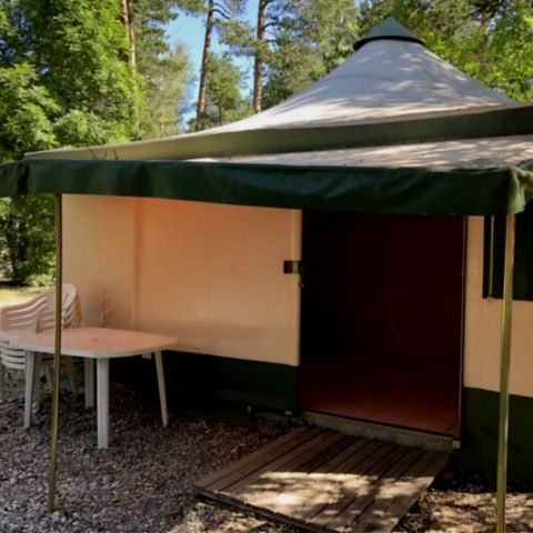 TENDA IN TELA E LEGNO 5 persone - Tenda Kiwi Comfort