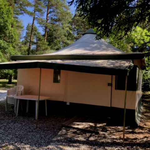 TENDA IN TELA E LEGNO 5 persone - Tenda Kiwi Comfort